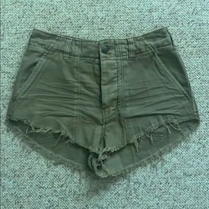 Free People High Rise Shorts Size 0